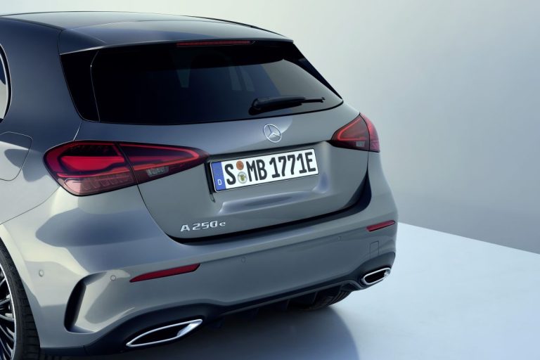 Mercedes-Benz A-Klasse leasen - achterzijde in close-up