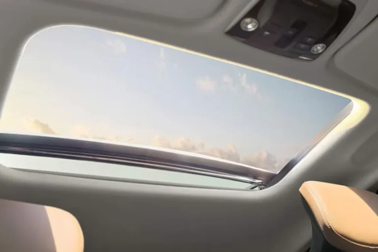 Kia EV6 leasen - close-up van het panoramadak