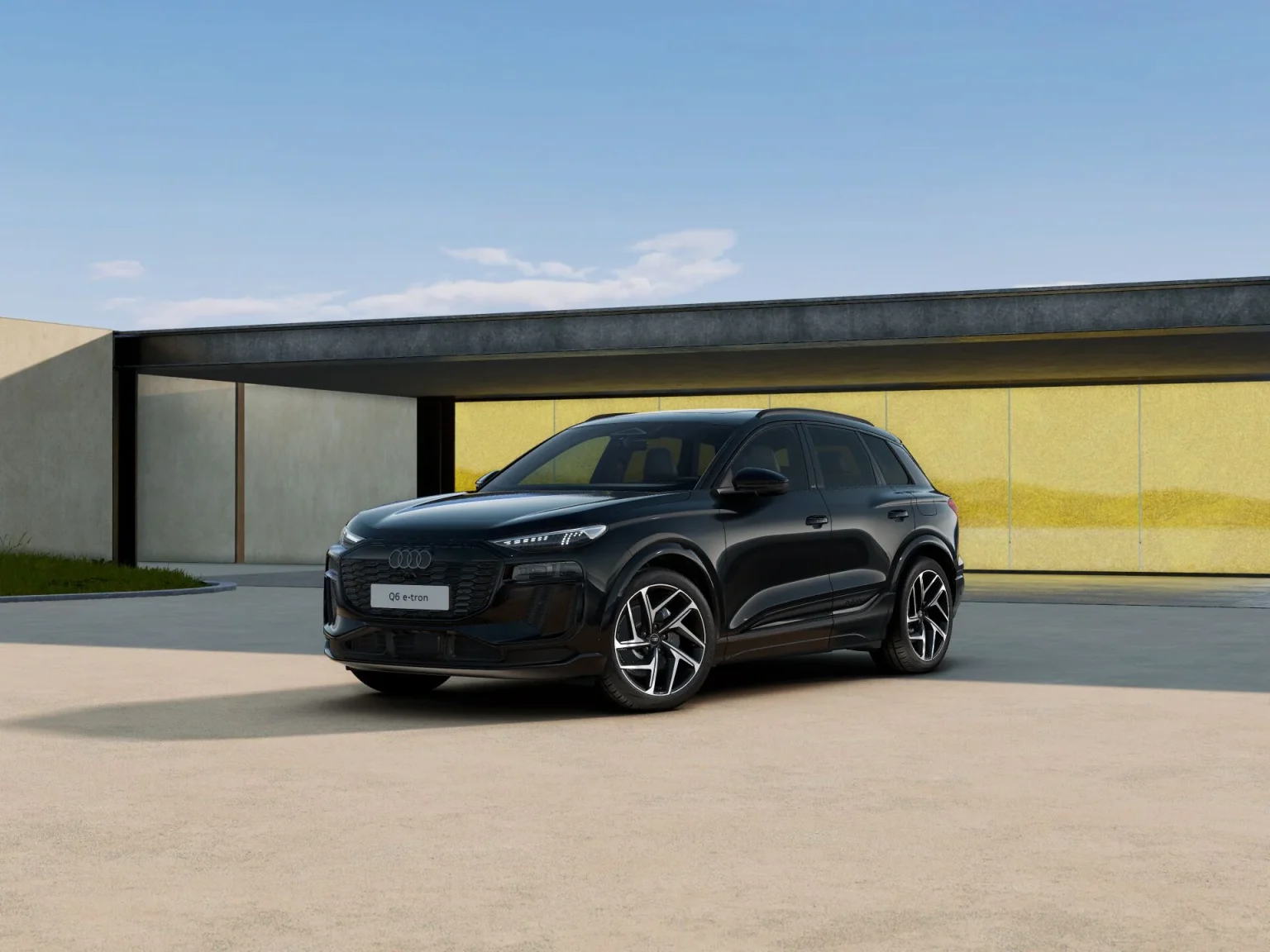 Audi Q6 e-tron S Edition Performance leasen - voorzijde driekwart aanzicht