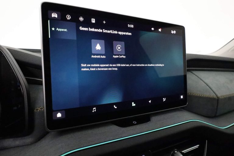 Skoda Kodiaq occasion lease - infotainmentscherm met Apple CarPlay en Android Auto