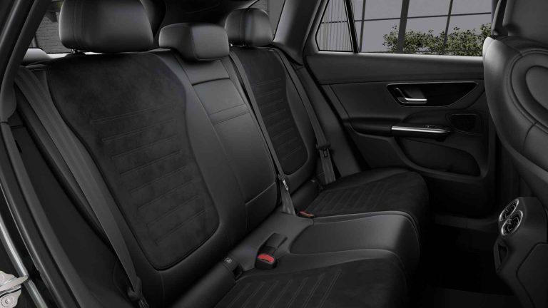 Mercedes-Benz GLC 300 e 4MATIC Sport Edition voorraadlease - achterbank in zwart leer