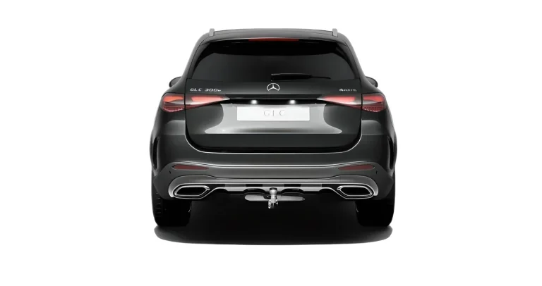 Mercedes-Benz GLC zakelijke lease - recht achteraanzicht met trekhaak