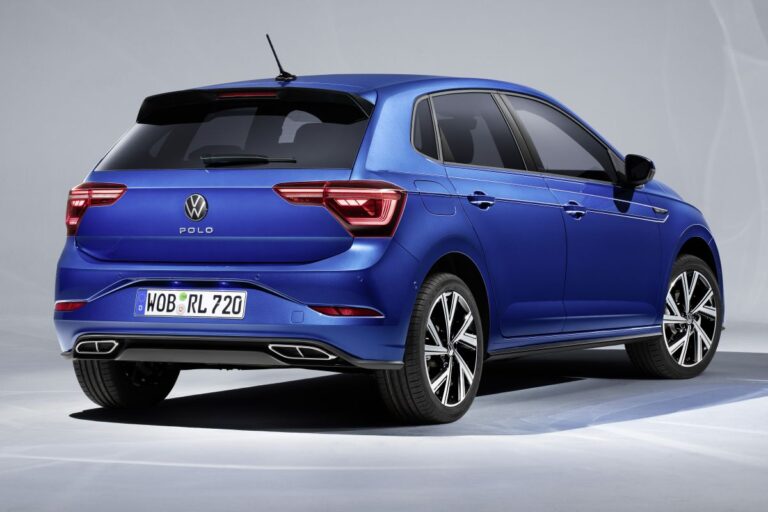 Volkswagen Polo 1.0 TSI 7-DSG R-Line Edition zakelijke lease - schuin achteraanzicht