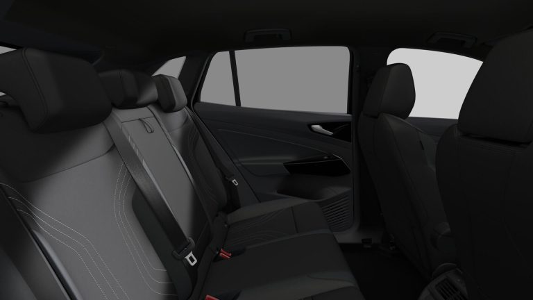 Volkswagen ID.4 leasen - achterbank gezien door het open portier