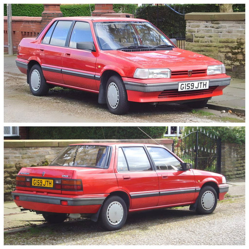 Vijf Vergeten Vierkante Sedans - Rover 213/216