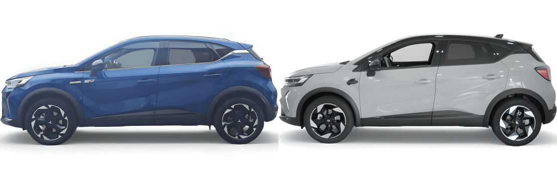 Shortlease Renault Captur - Volkswagen T-Cross