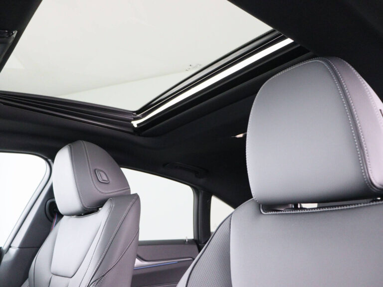 BMW i4 operational lea - close-up van het panoramadak
