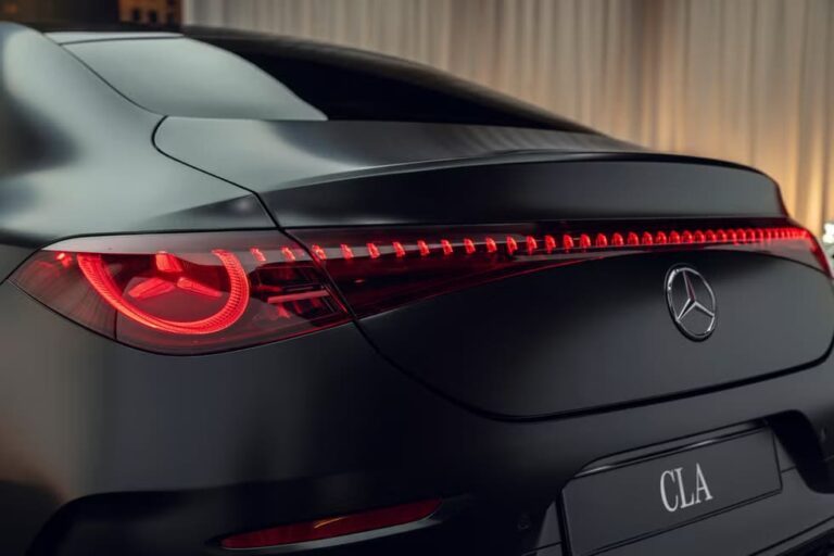 Mercedes-Benz CLA lease - achterlicht in close-up