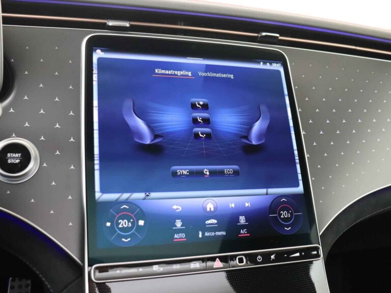 Mercedes-Benz EQE SUV 300 Business Edition AMG Line full operational lease - klimaatregeling op het MBUX-scherm