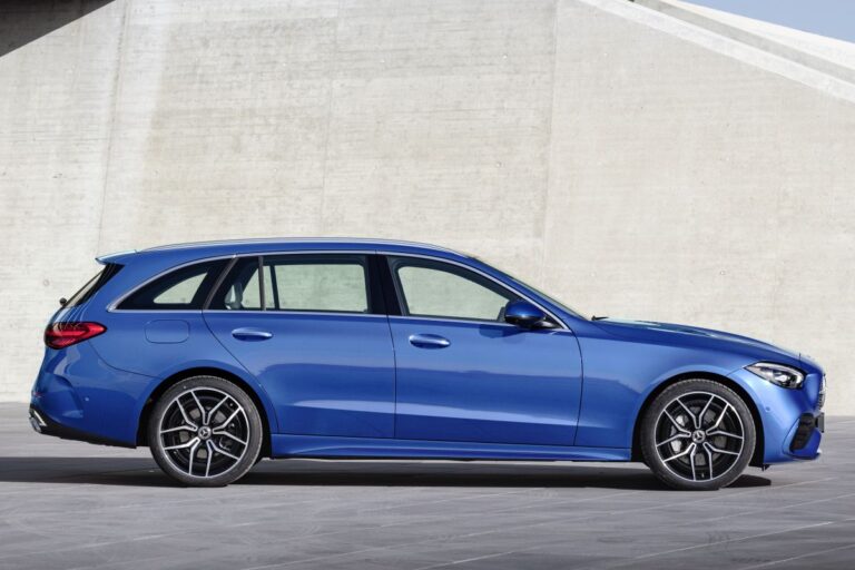 Mercedes-Benz C-Klasse Estate C300e zakelijke lease - zijaanzicht