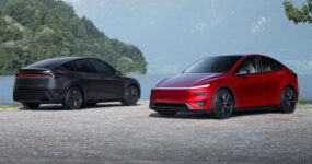 Tesla Model Y Performance Zakelijke Lease – Rood + Grijs Metallic