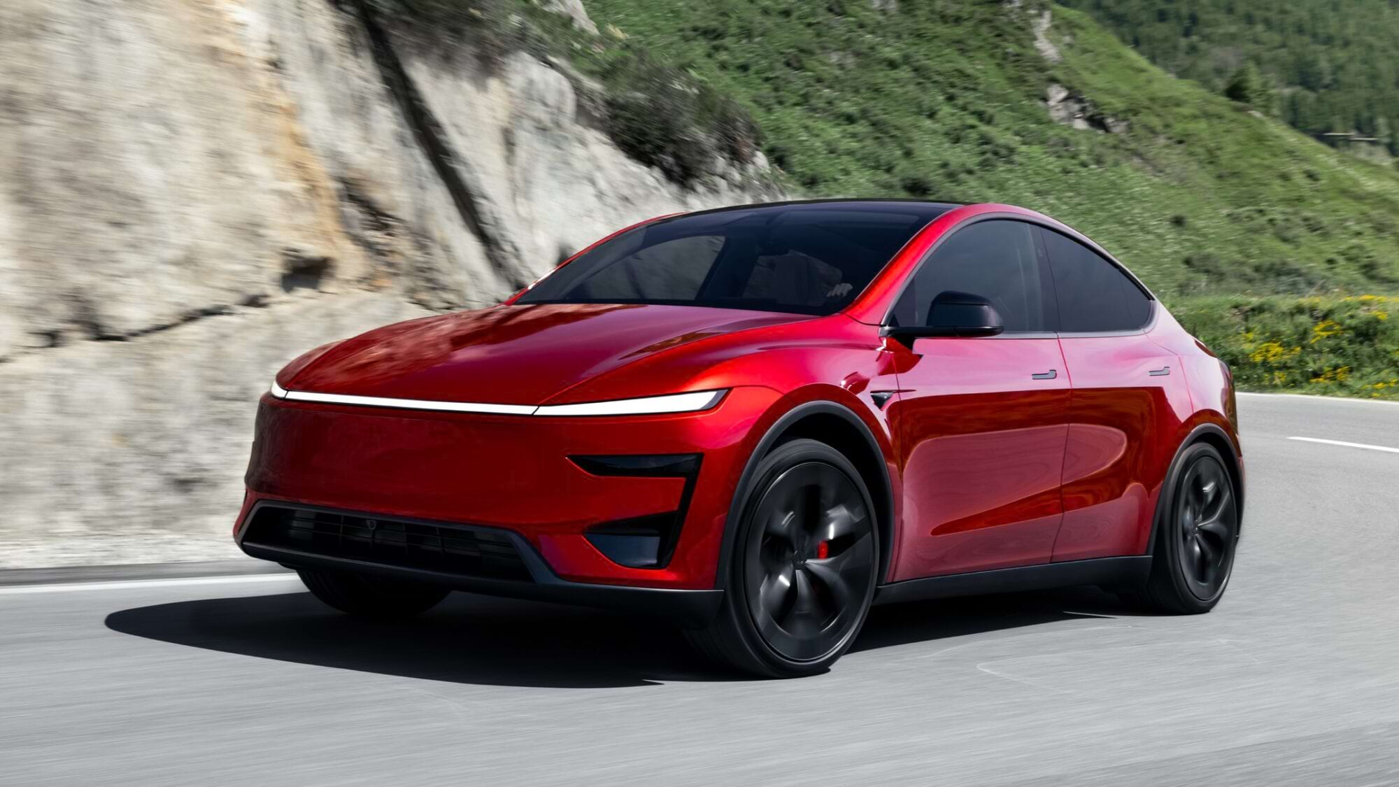 Tesla Model Y Performance Leasen – Exterieur – Rood Metallic