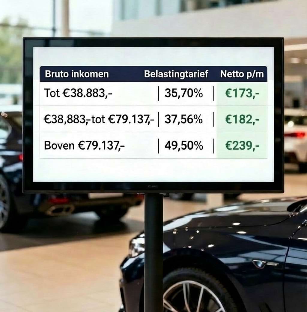 Voorbeeldberekening bijtelling