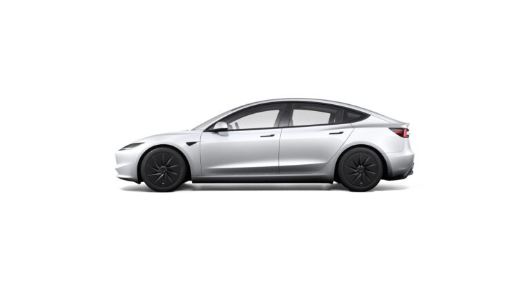 Tesla Model 3 Standard leasen - linkerzijde aanzicht