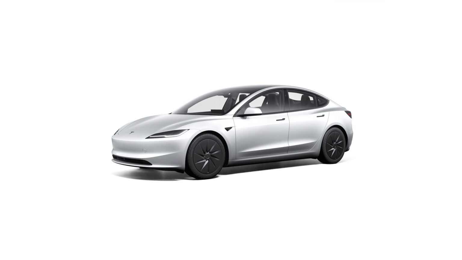 Tesla Model 3 Standard leasen - linksvoor aanzicht