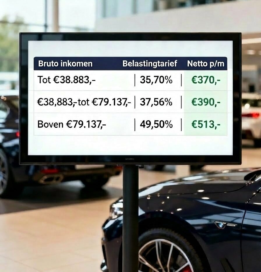 Voorbeeldberekening bijtelling