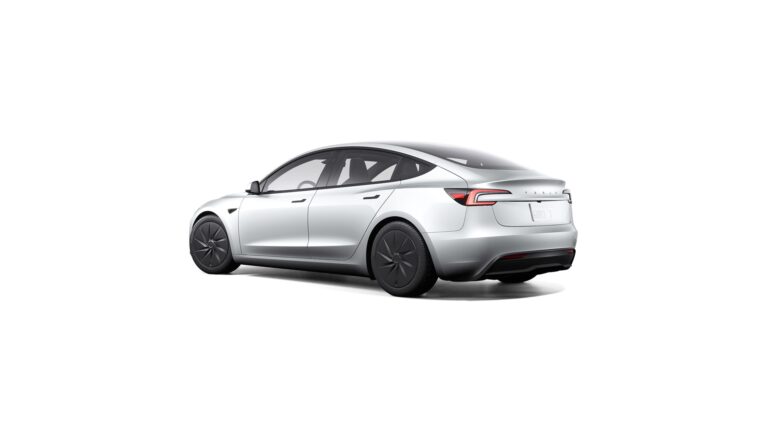 Tesla Model 3 Standard zakelijke lease - zijaanzicht