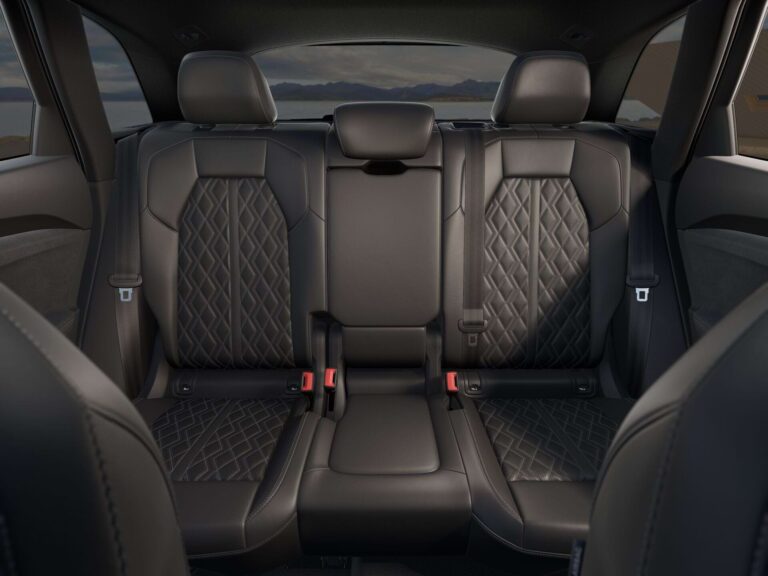 Audi Q5, achterbank interieur