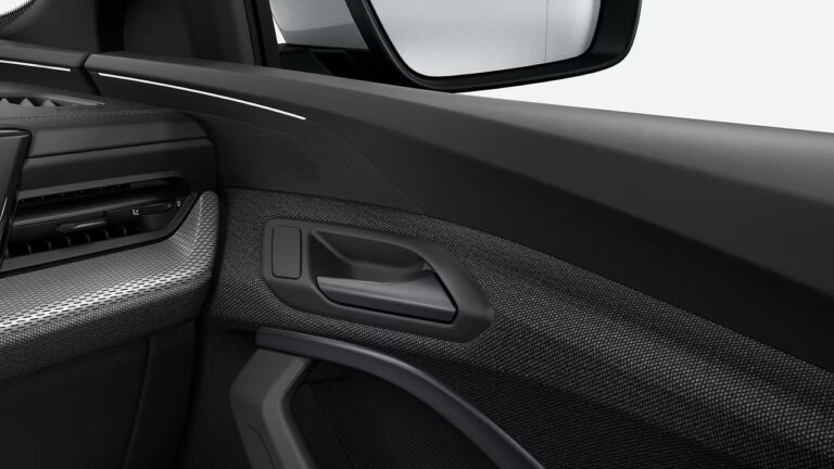 Audi Q5, close-up van de binnendeurgreep