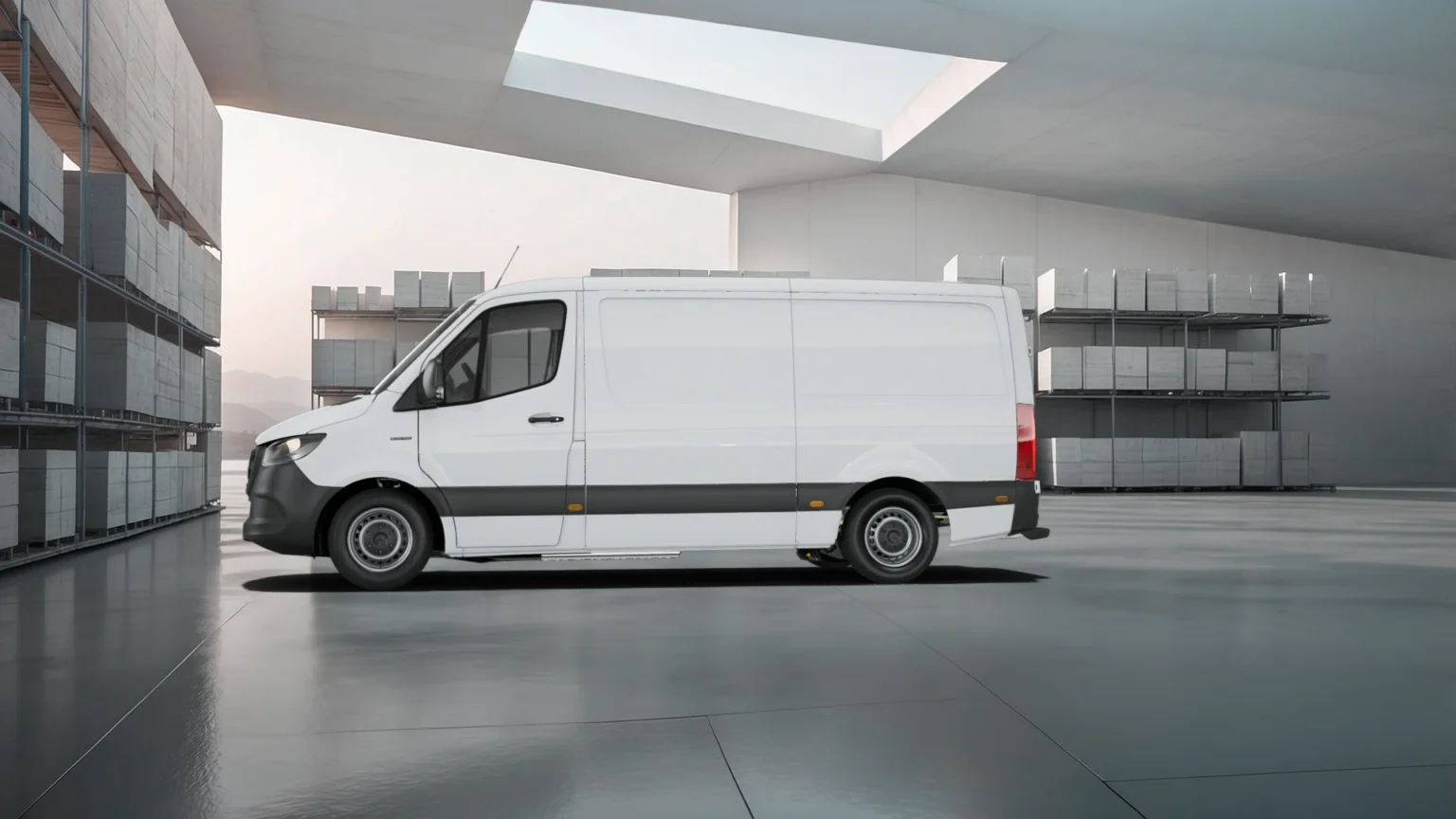 Mercedes-Benz eSprinter 56kWh 320 L2H1 RWD PRO zakelijke lease - zijaanzicht