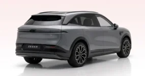 Dashboard van de Zeekr 7x Business Edition infotainment