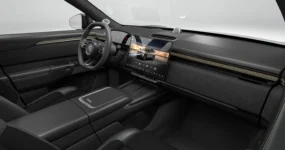 Interieur van de Zeekr 7x met elektrisch verstelbare voorstoelen