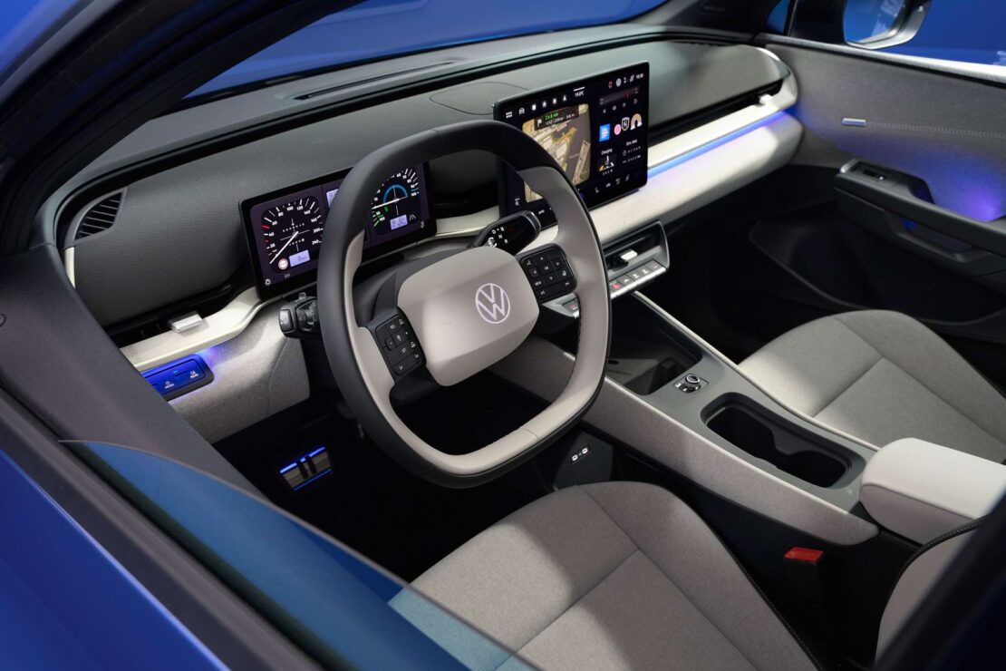 Volkswagen ID. Polo leasen - dashboard met dubbel digitaal display