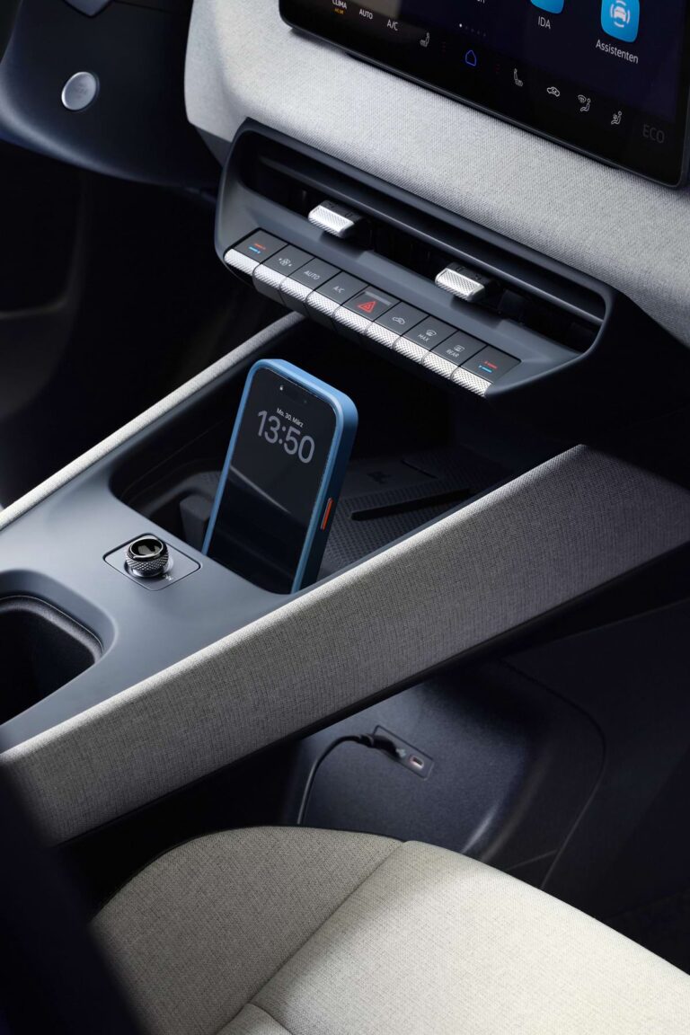 Volkswagen ID. Polo lease - draadloze telefoonoplader in de middenconsole