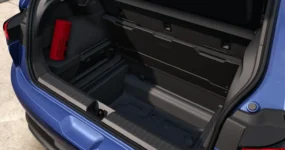Bovenaanzicht van het Soul-Zwart interieur Volkswagen ID. Polo lease