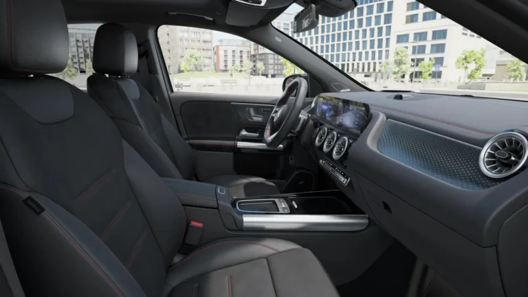Sportstoelen in lederlook ARTICO op Mercedes-Benz EQA zakelijk lease