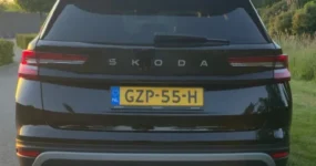 SKODA KODIAQ 1.5 TSI PHEV DSG BUSINESS EDITION zakelijk leasen koplampen