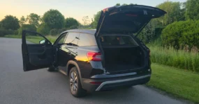 SKODA KODIAQ met Sunset privacy glass achterzijde