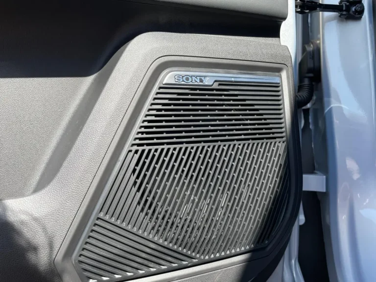 Jaecoo 7, Sony-speaker in deurpaneel linksvoor met horizontale roostergrille