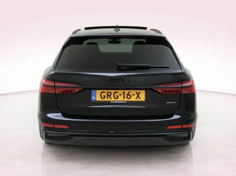 Audi A6 Avant lease - close-up van de bedieningstoetsen voor de 4 zone airco achterin
