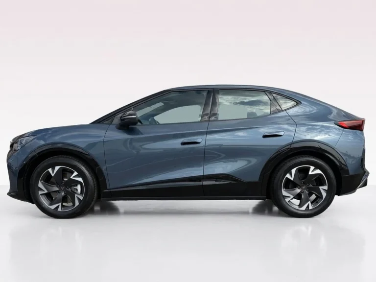 Cupra Tavascan lease - zijaanzicht van elektrische SUV