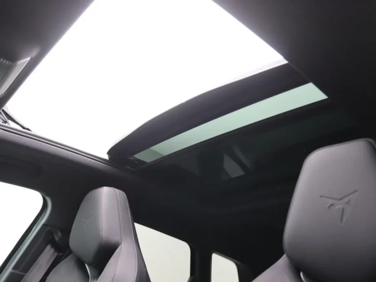 Interieur van de Cupra Terramar met panoramisch schuif/kanteldak