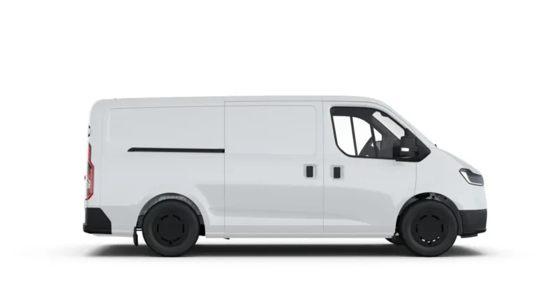 Ford Transit City, full operational lease - close-up van zijwandbekleding laadruimte half
