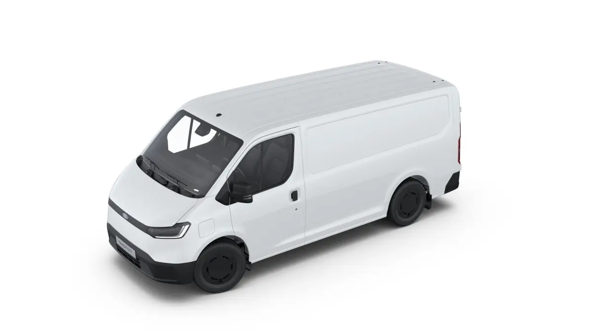 Ford Transit City, zakelijk leasen - close-up van PVC-laadvloerbekleding en sjorogen