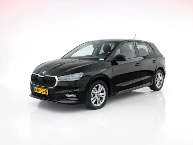 Skoda Fabia Selection, schuin vooraanzicht linkerzijde