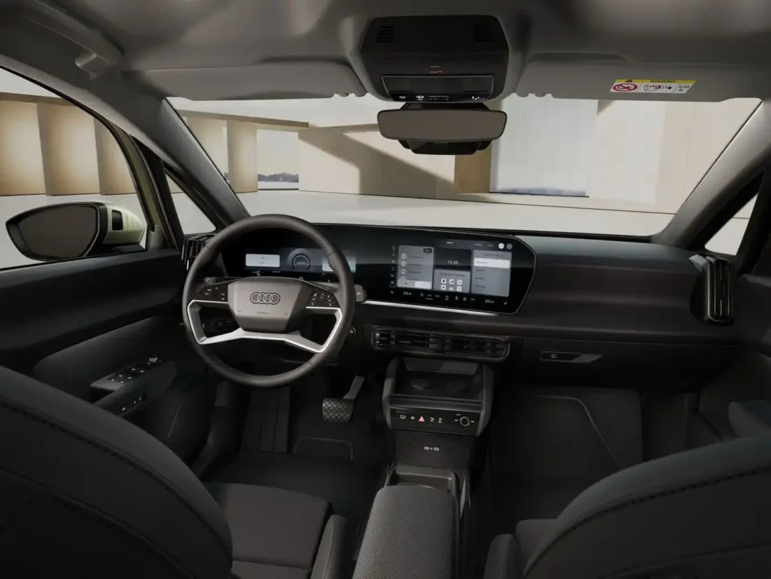 Audi A2 e-tron, dashboard met Audi virtual cockpit en centraal touchscreen
