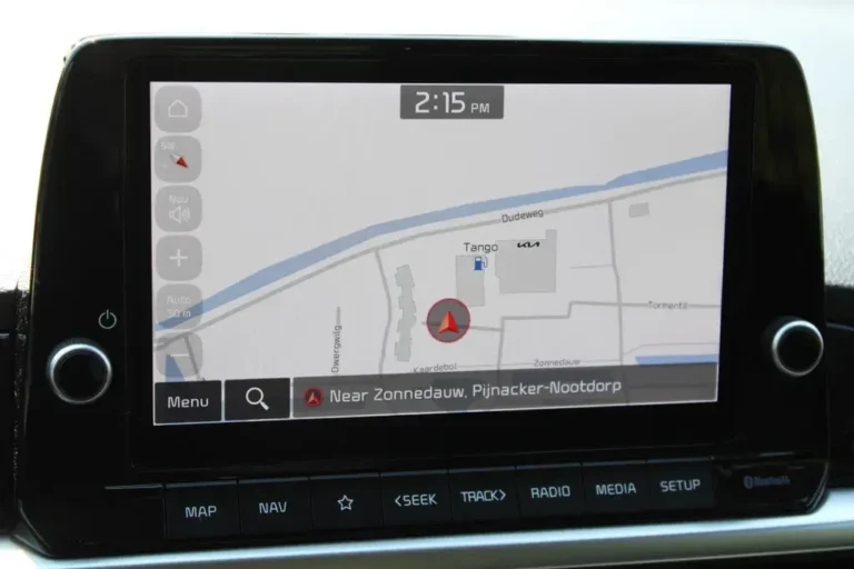 Kia Picanto, 8-inch navigatiesysteem met kaartweergave
